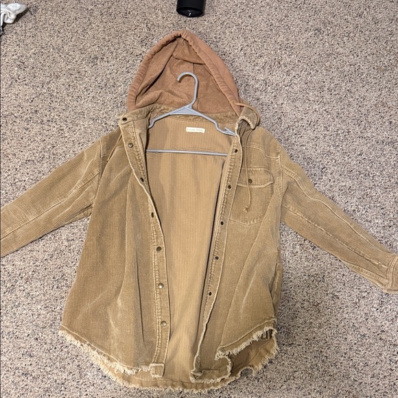 Gilded Intent Jackets & Blazers - Gilded Intent Tan Corduroy Jacket